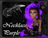 Witch Necklace Purple