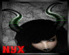 (Nyx) Green  Horns