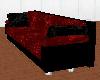 Red Velvet Couch 3 seat