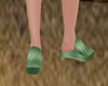 GREEN SLIPPERS