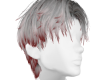 hair white/red