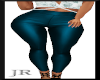 [JR] Blue Leather Pants