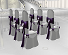 (S)Purple Wedding Chairs