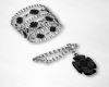 Laurie BlkR Bracelet (L)