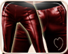 !NC Leather Pants Rosso