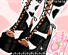 牛COW: black moo boots