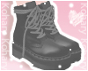 Ko ll Laced boots F Blk