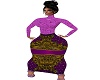 RLL Purple 2 Tone Dress