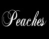Peaches Sign