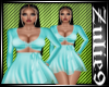 Libby Sexy Teal Dress