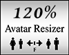 120% Avatar Resizer