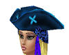 animated blue pirata hat