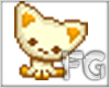 {FG) Tiny kat sticker