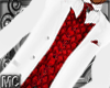 {MC) Tux Tie Red White