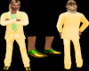 Yellow & Green Suit Jack