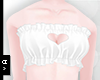 Ⓐ White Ruffle Top