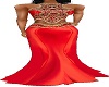 KELLA RED JEWELED GOWN
