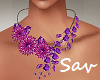 Jeweled Flowers Necklace
