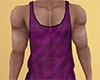 Lavender Mesh Tank Top M