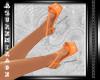 ^AZ^Crystal Orange Heels