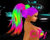(C75)Rainbow Hair 1