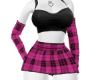 "N" black pink