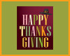 Happy Thanksgiving One