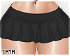 ✰ dark grey mini skirt