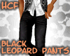 HCF Black Leopard Pants