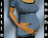 Maternity Polka Dot Blu