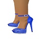 blue elegant heels