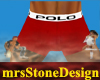 *MS* Polo boxer red