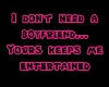 No Boyfriend - Sign