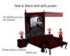 Black & Red bed with pos