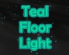 Teal Floor Light
