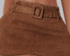 Brown Suede Skirt RLL