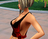 canotta donna rosso scur