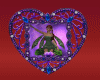 fairy in purple heart