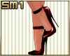 SM1 7in Strap heels red