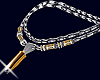 Bullet necklace brass 4