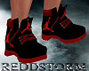 Red Jordan Boots