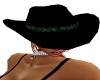 Cowgirl Hat (Green Band)