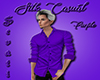 Silk Casual Purple
