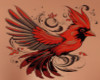 Cardinal Shoulder Tattoo