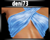 !DE blue small top