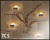 Wall candle lights