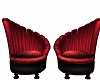 ~LL~RED & BLACK CHAIRS