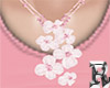 Flower Necklace Pink