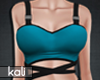 Cropped Top Blue K