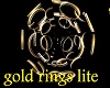 Dj gold ring lights